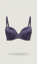 Slate Violet Balconette Bra