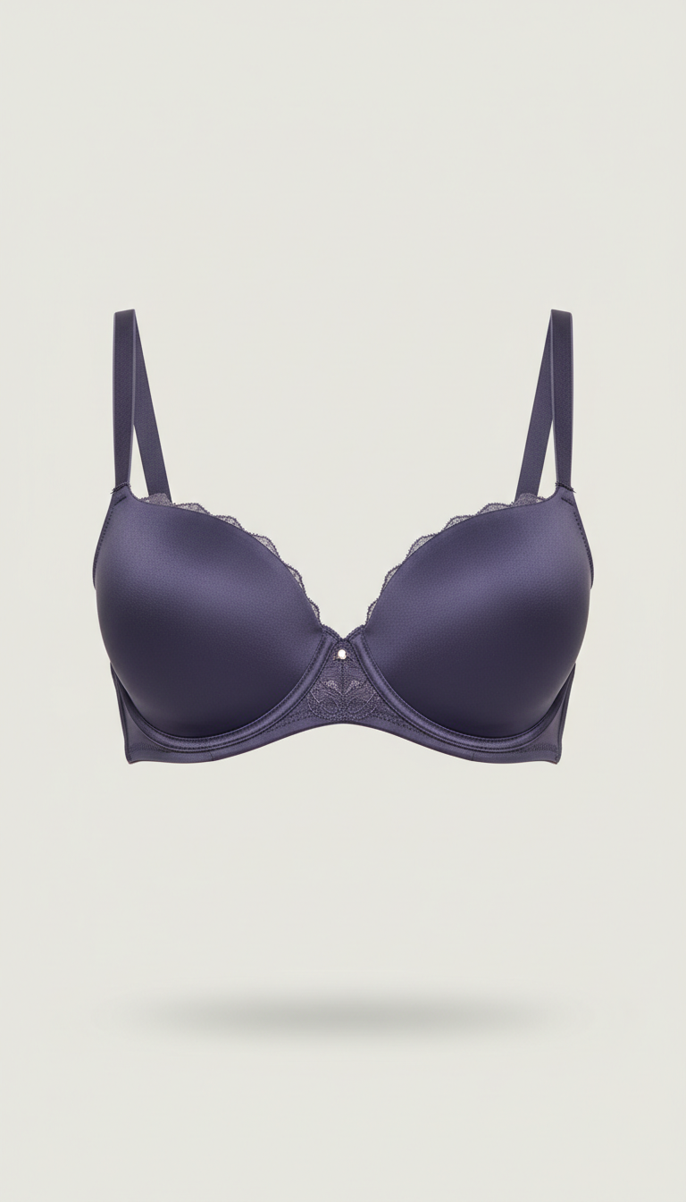 Slate Violet Balconette Bra