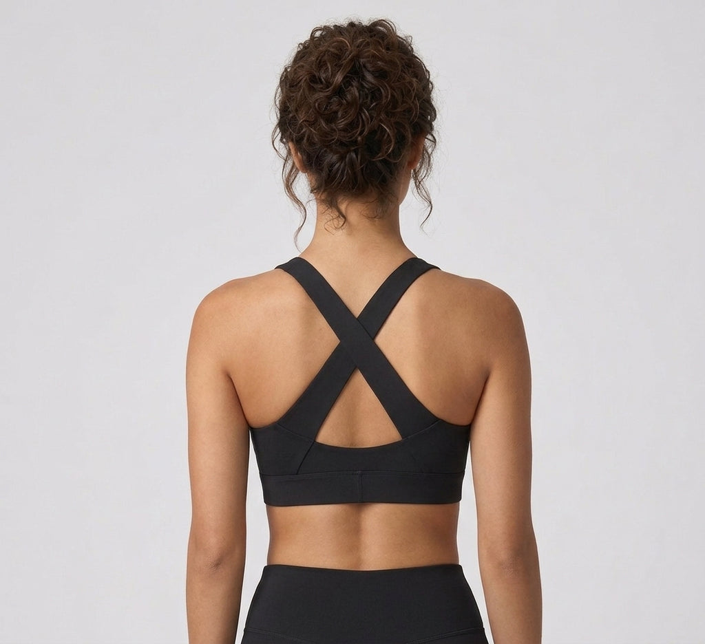 VLOURA Lace Push-Up Bra – Black